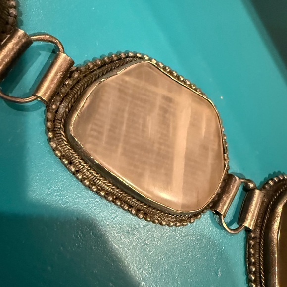 Handcrafted Indian Stone Belt – Boho Artisan Jewelry - Picture 5 of 14